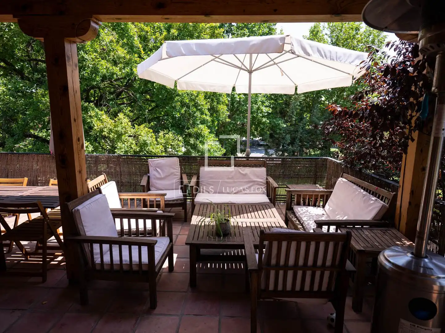 Terrace of Houses for rent in Madrid  with Air Conditioner, Heating and Private garden