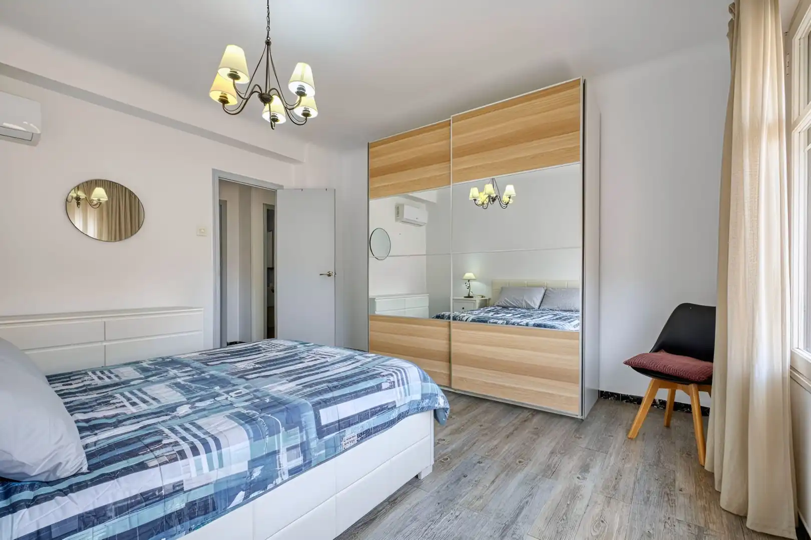 Schlafzimmer von Wohnung zum Verkauf in Jijona / Xixona mit Klimaanlage, Heizung und Parkett