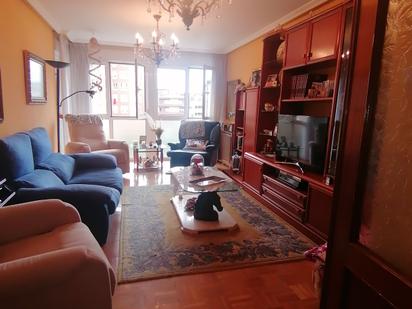 Living room of Flat for sale in Gijón   with Balcony