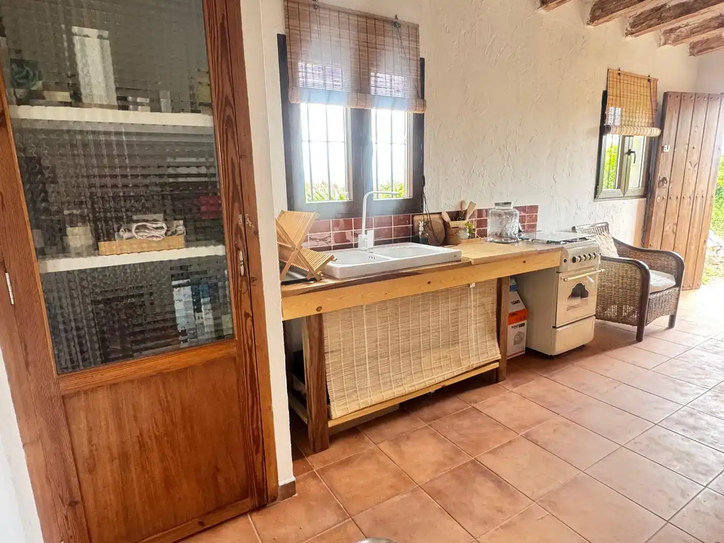 Cuina de Finca rústica en venda en Orba amb Jardí privat, Traster i Moblat