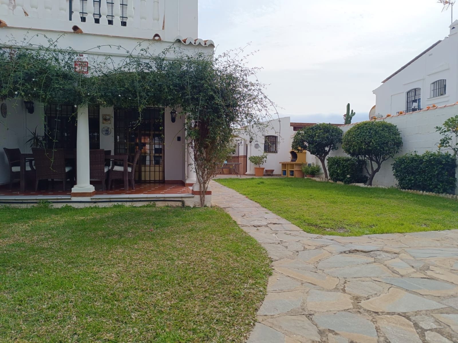 Jardí de Casa o xalet de lloguer en Mijas amb Aire condicionat, Calefacció i Jardí privat