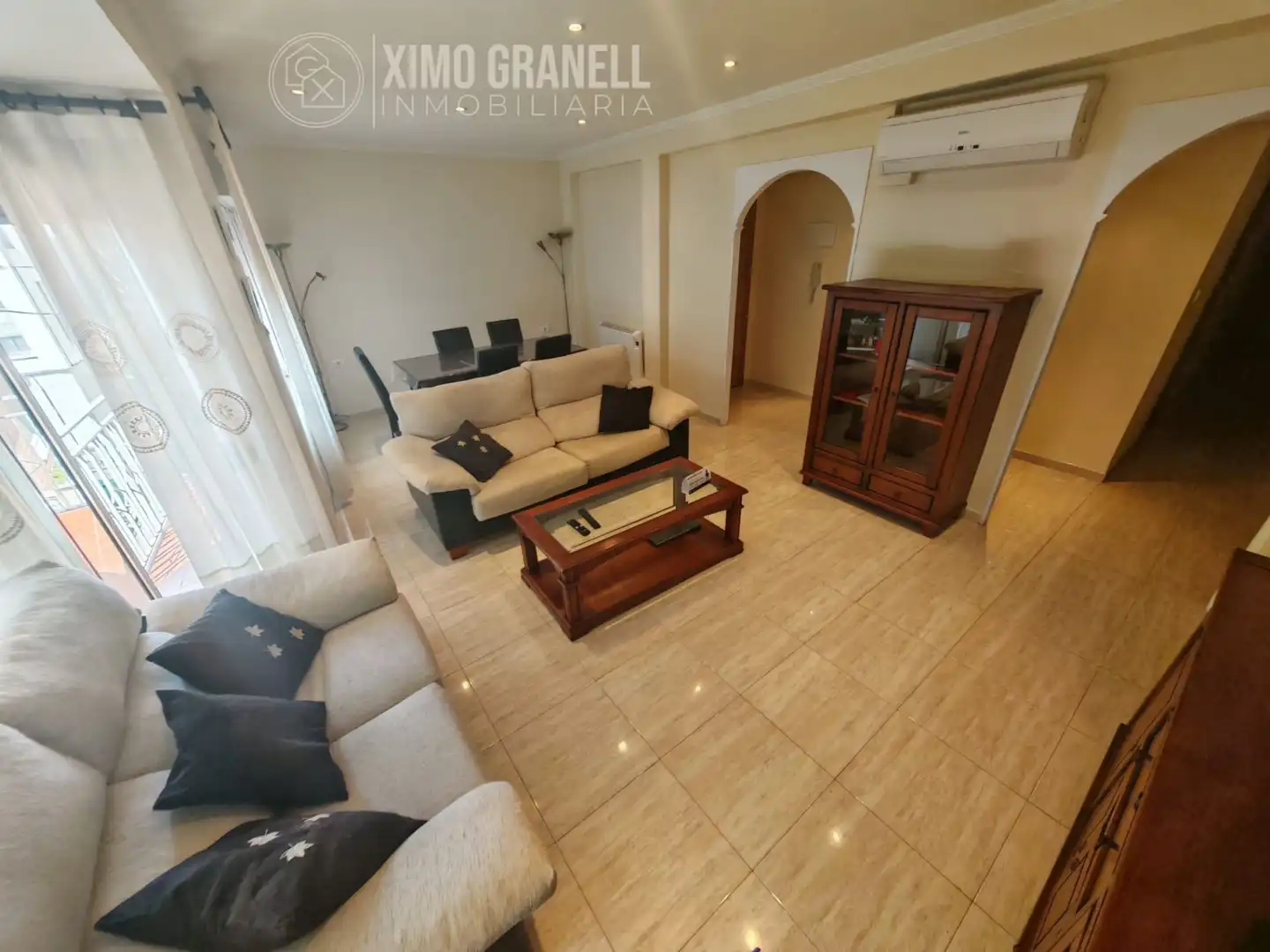 Wohnzimmer von Wohnung zum Verkauf in La Vall d'Uixó mit Klimaanlage, Heizung und Abstellraum