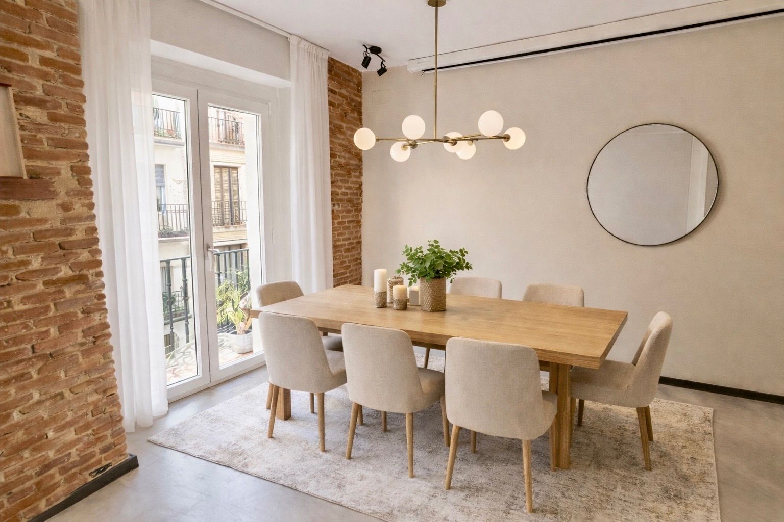 Dining room of Flat for sale in  Madrid Capital  with Air Conditioner, Heating and Storage room