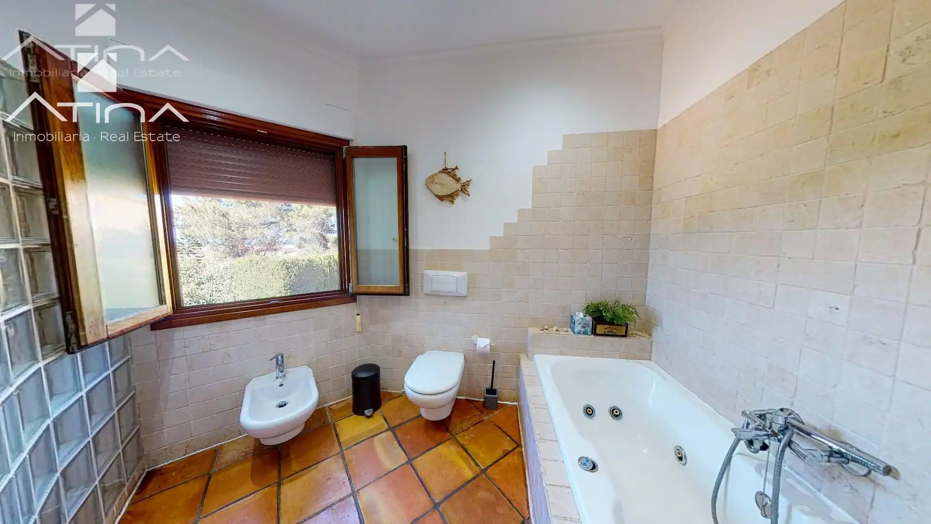 Bathroom of Houses for sale in Dénia  with Air Conditioner, Private garden and Terrace