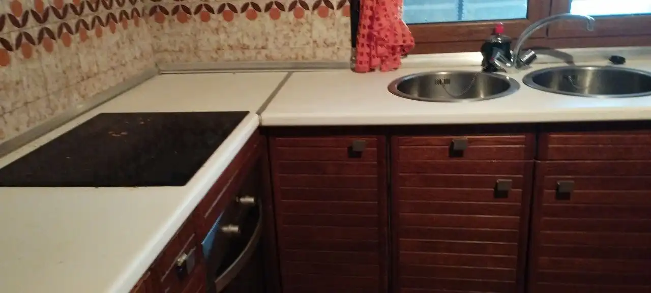 Cocina de Casa o chalet de alquiler en Medina de Pomar con Calefacción, Jardín privado y Terraza