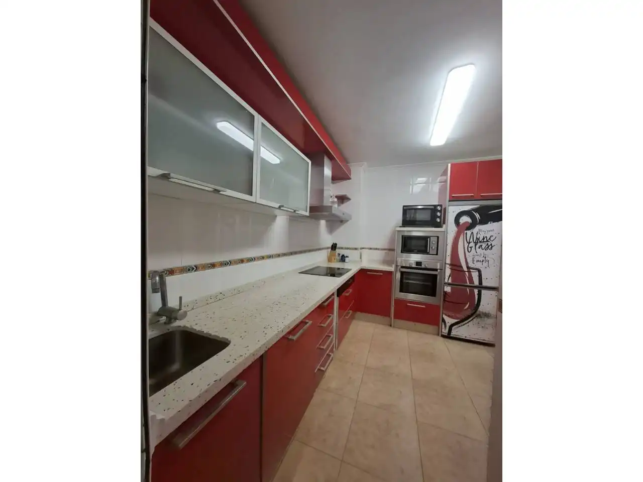 Kitchen of Flat for sale in Roquetas de Mar  with Air Conditioner and Community pool