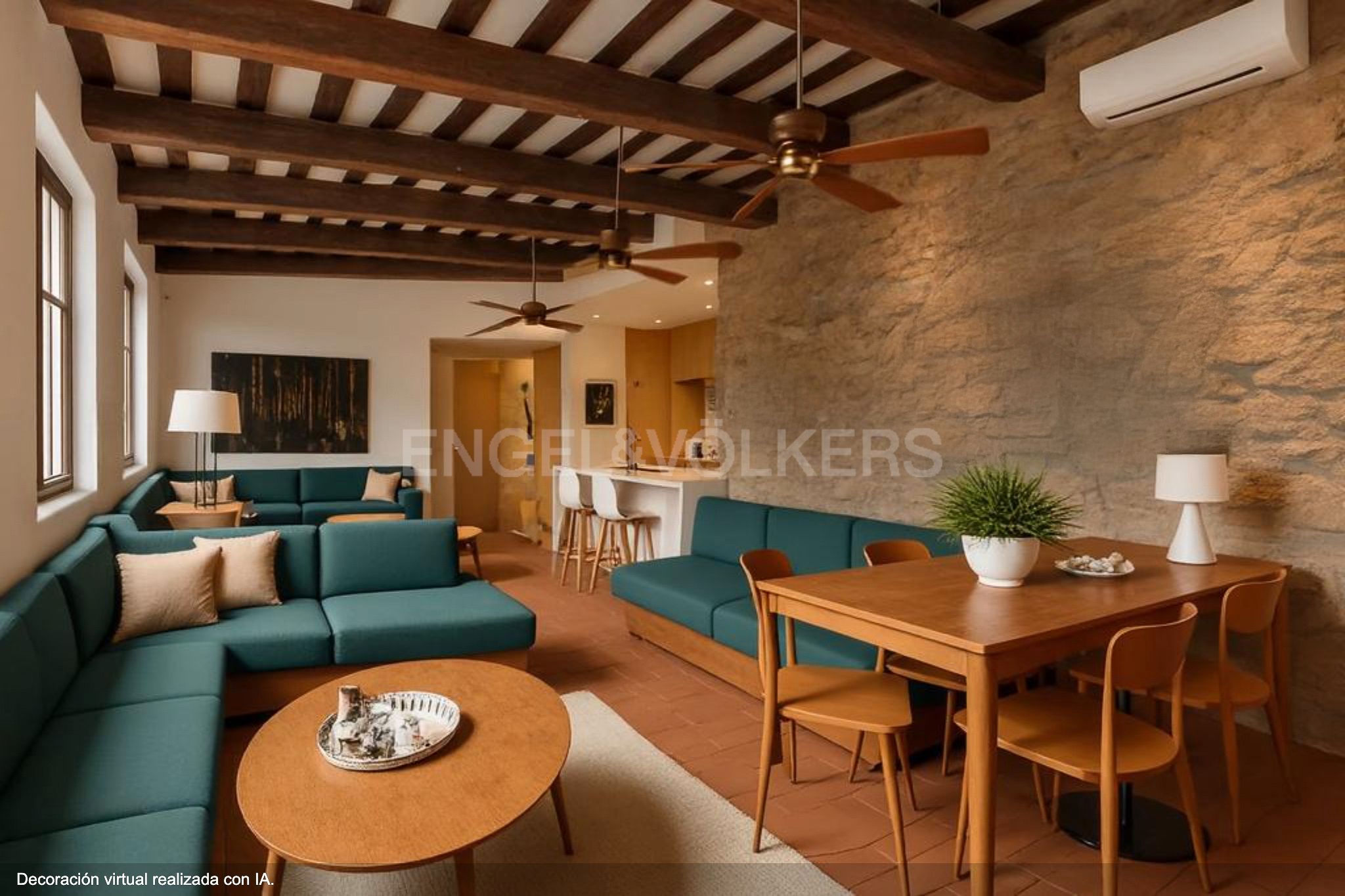 Living room of House or chalet for sale in  Barcelona Capital  with Air Conditioner, Heating and Storage room
