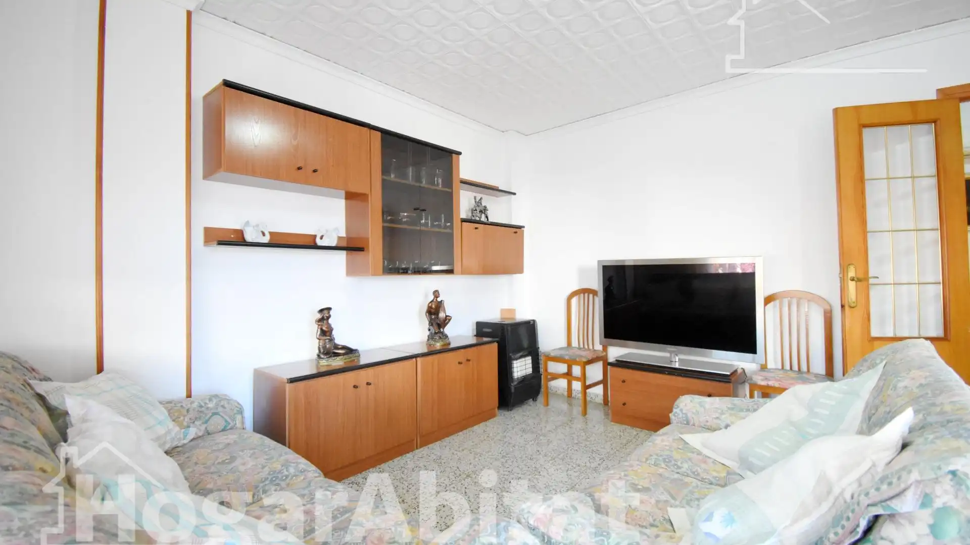 Sala de estar de Piso en venta en Dénia con Terraza y Amueblado