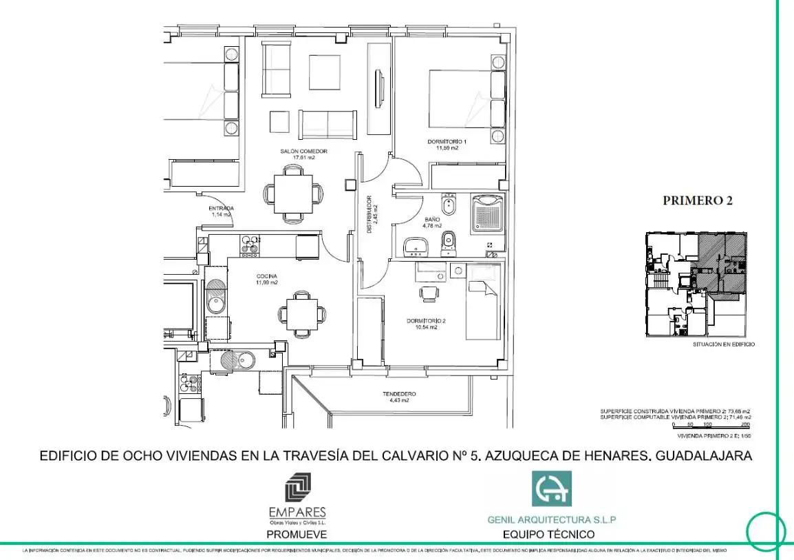 Pis amb ascensor en venda a Bulevar - Plaza Castilla, imagen 10