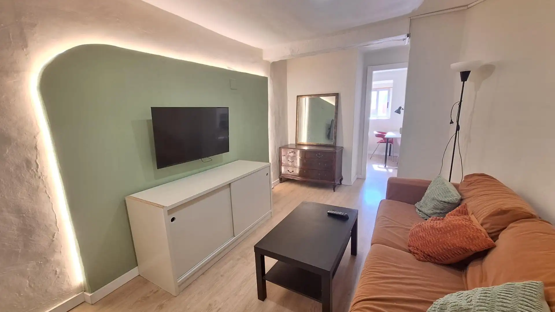 Sala de estar de Piso en venta en Alcoy / Alcoi con Trastero, Amueblado y Balcón