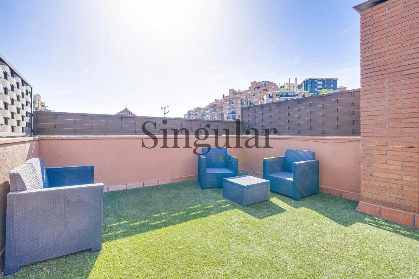 Terraza de Casa adosada en venta en Barcelona con Aire acondicionado, Calefacción y Terraza