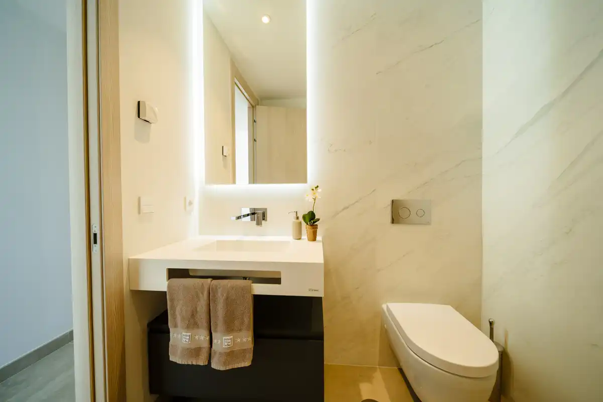 Bathroom of Apartments for sale in Mijas  with Air Conditioner, Terrace and Furnished