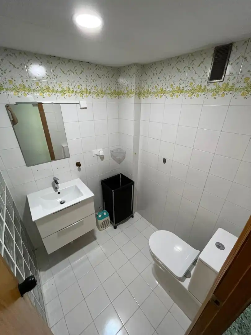 Baño de Piso de alquiler en Elche / Elx con Jardín privado, Terraza y Amueblado