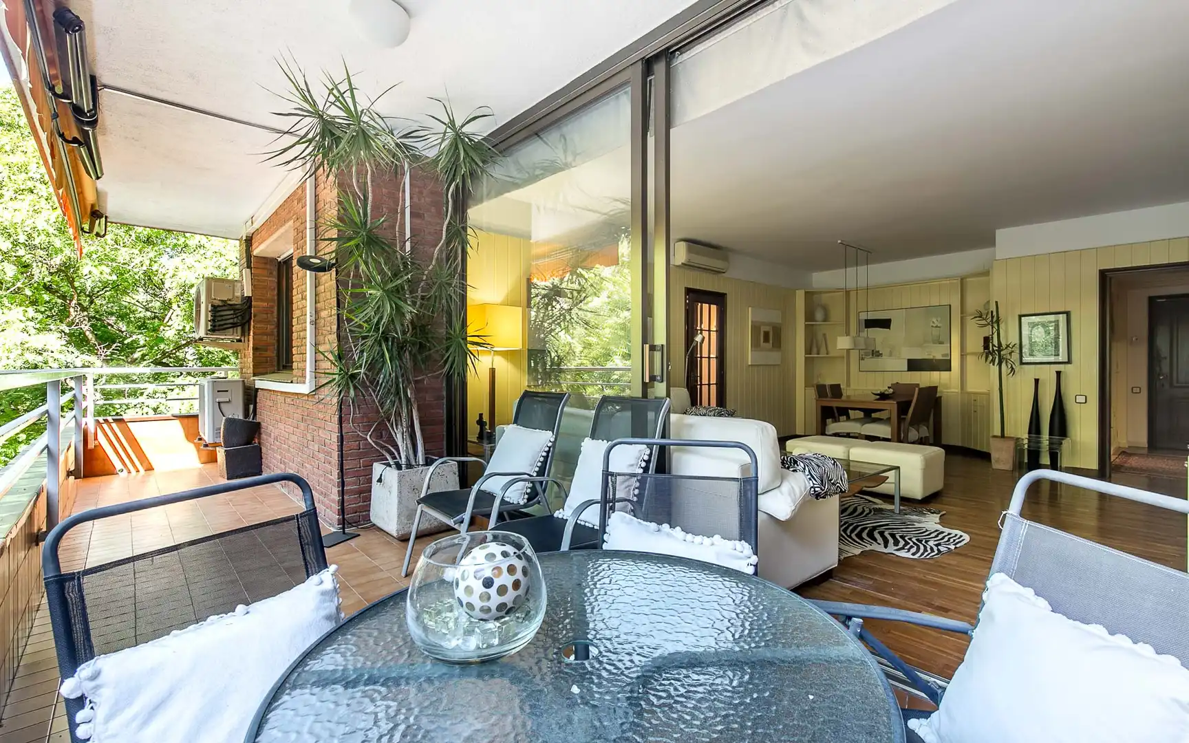 Terrace of Flat for rent in Barcelona  with Air Conditioner, Heating and Terrace