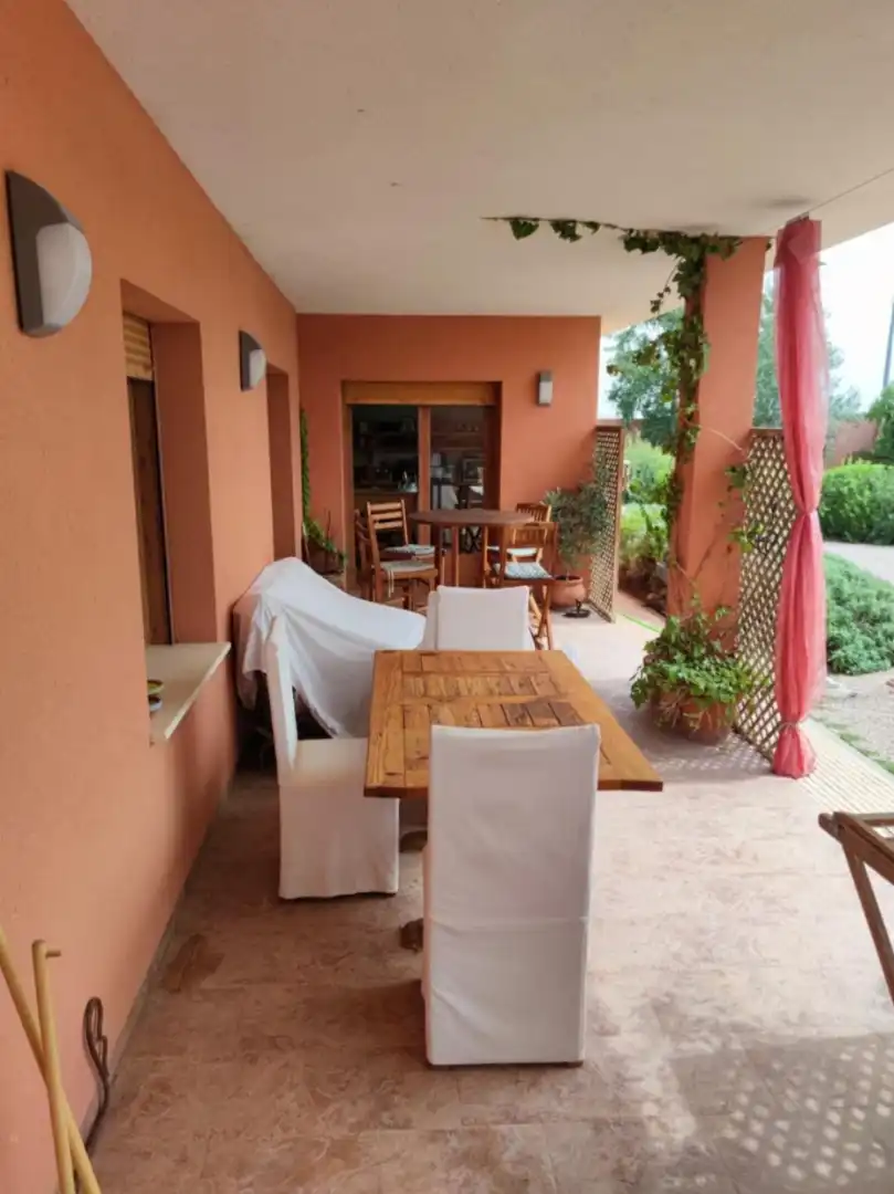Terrassa de Finca rústica en venda en Caravaca de la Cruz amb Jardí privat, Piscina i Moblat