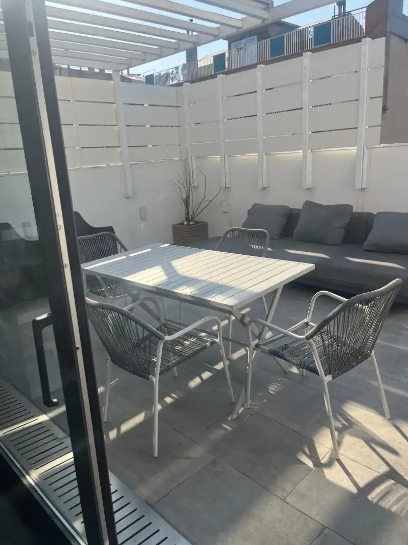 Terraza de Ático de alquiler en Barcelona con Aire acondicionado, Calefacción y Terraza