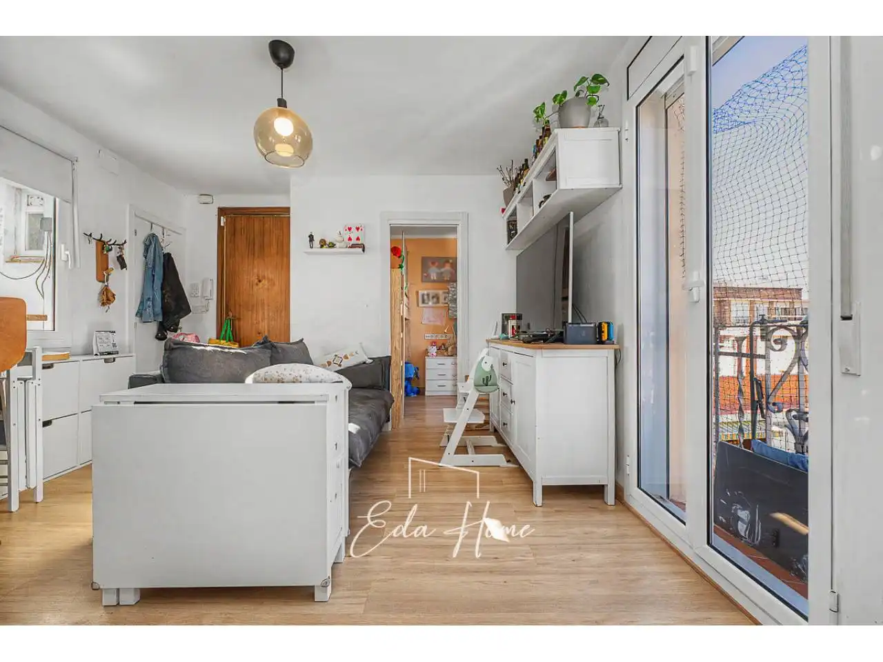 Sala de estar de Apartamento en venta en Barcelona
