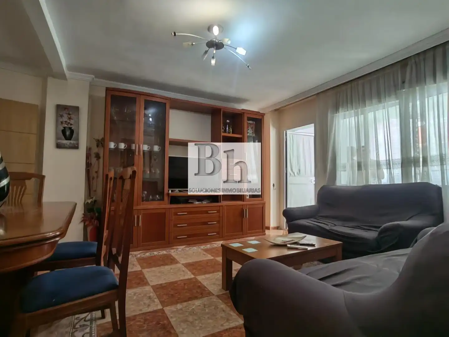 Sala de estar de Piso en venta en Málaga con Aire acondicionado y Terraza