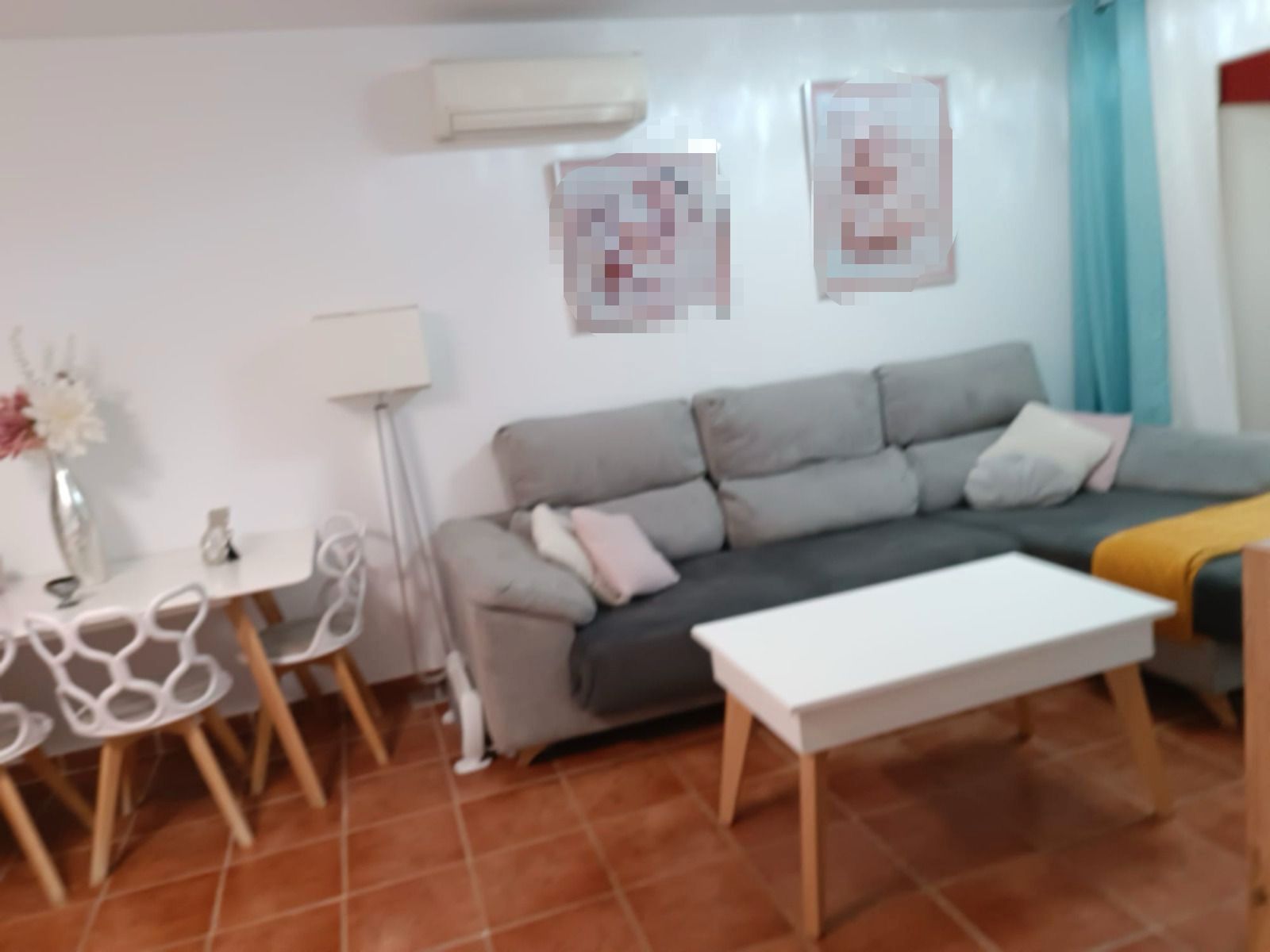 Sala d'estar de Pis en venda en Málaga Capital amb Aire condicionat, Terrassa i Moblat