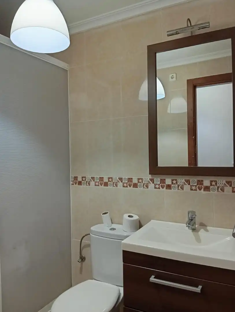 Baño de Planta baja de alquiler en La Unión con Aire acondicionado, Jardín privado y Amueblado