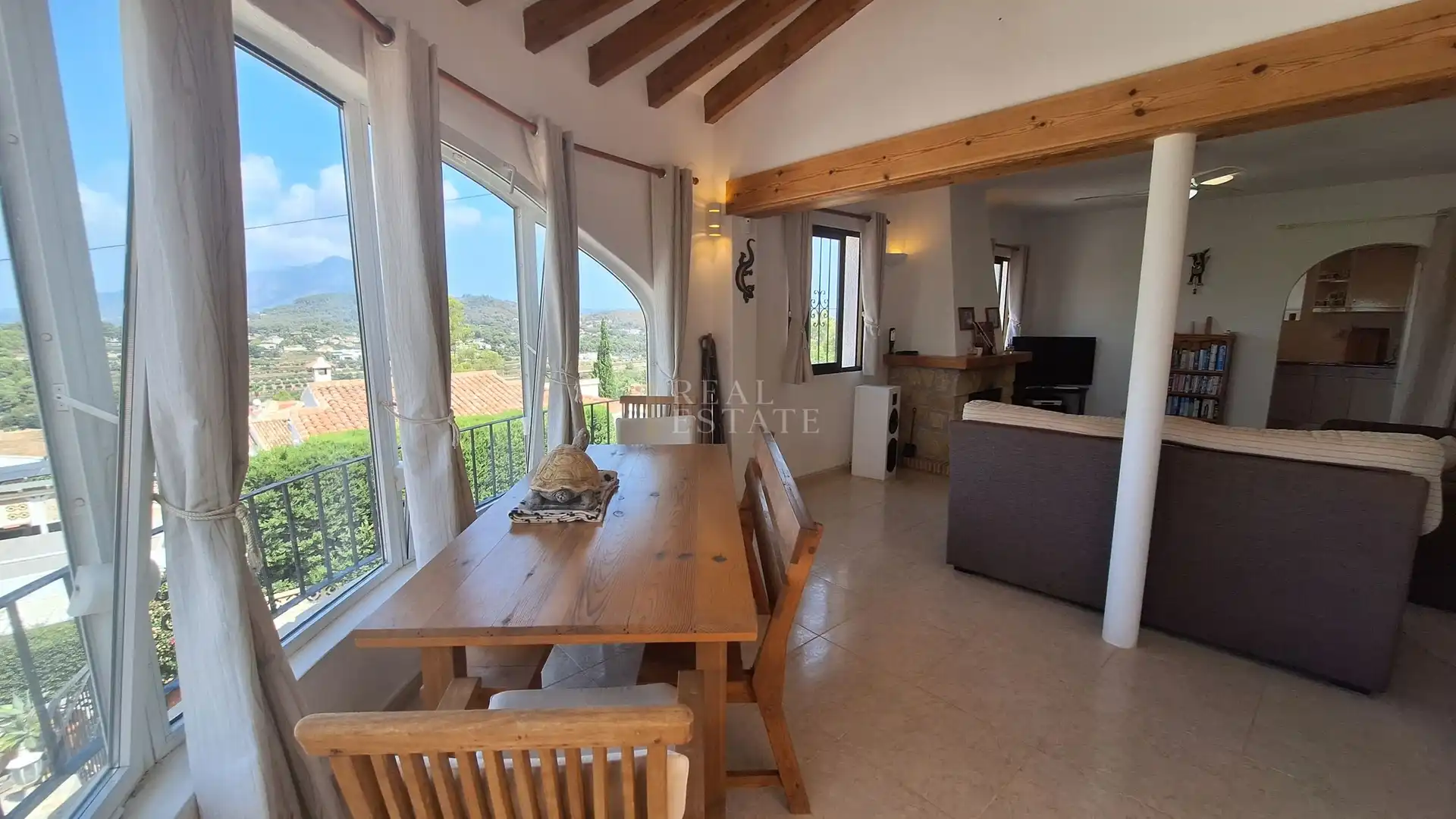 Menjador de Casa o xalet en venda en Jávea / Xàbia amb Aire condicionat, Terrassa i Traster