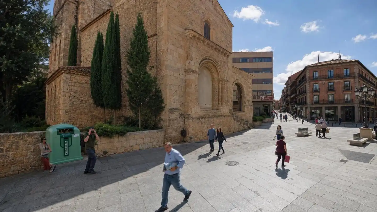 Außenansicht von Wohnung zur Miete in Segovia mit Heizung, Terrasse und Möbliert