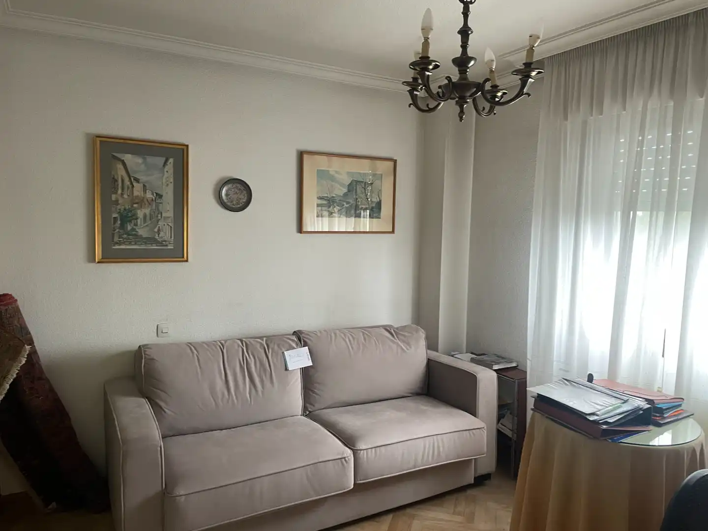 Sala de estar de Ático en venta en Pozuelo de Alarcón con Aire acondicionado, Calefacción y Jardín privado
