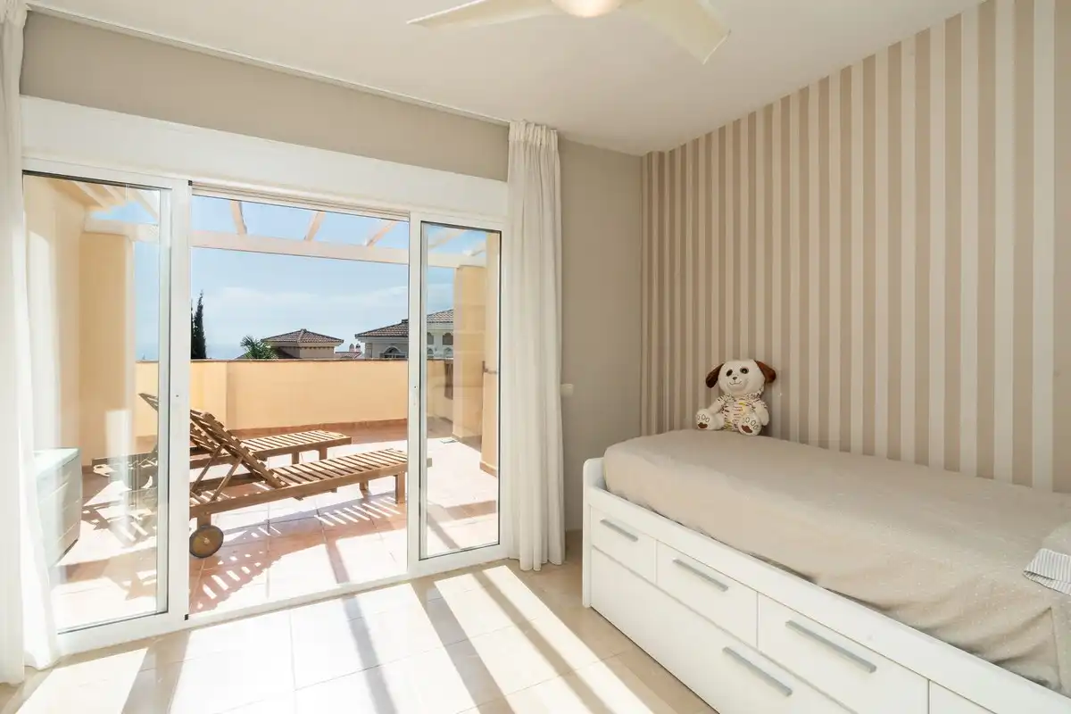 Balcony of Houses for sale in Mijas  with Air Conditioner, Heating and Private garden