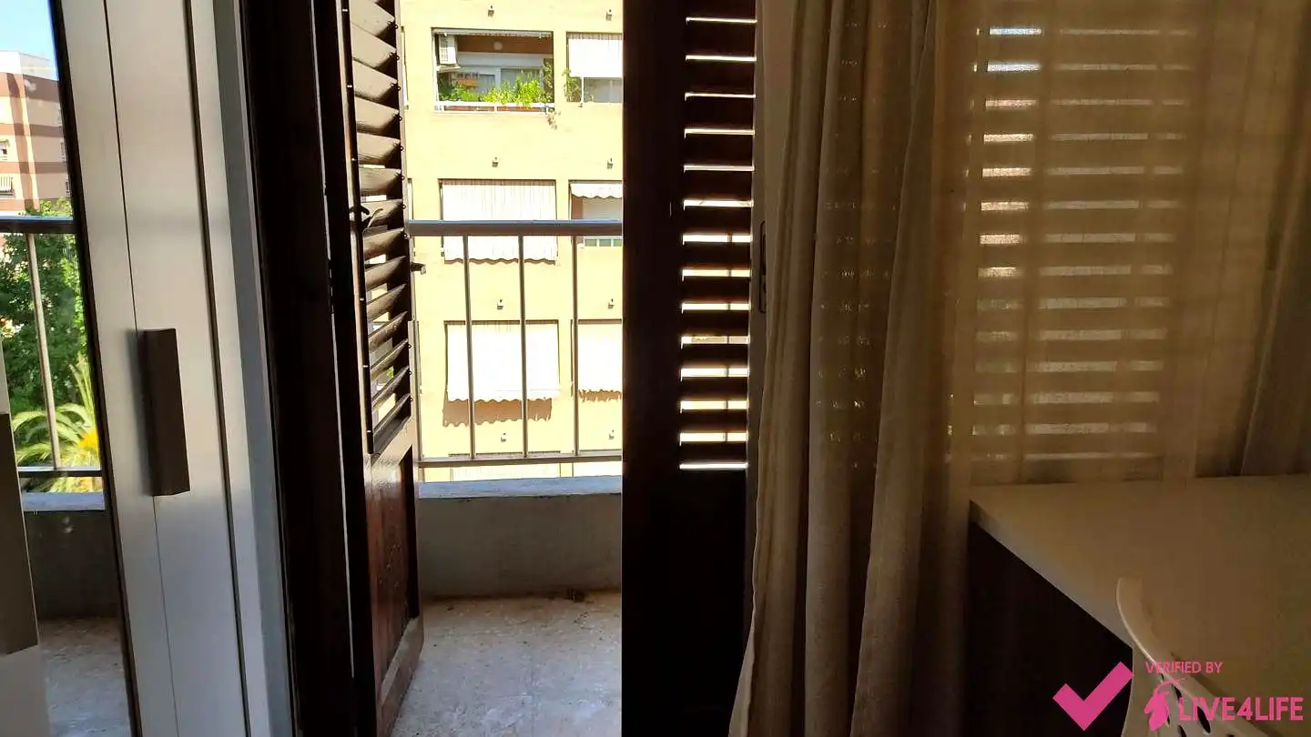 Terraza de Piso de alquiler en Valencia con Aire acondicionado y Amueblado
