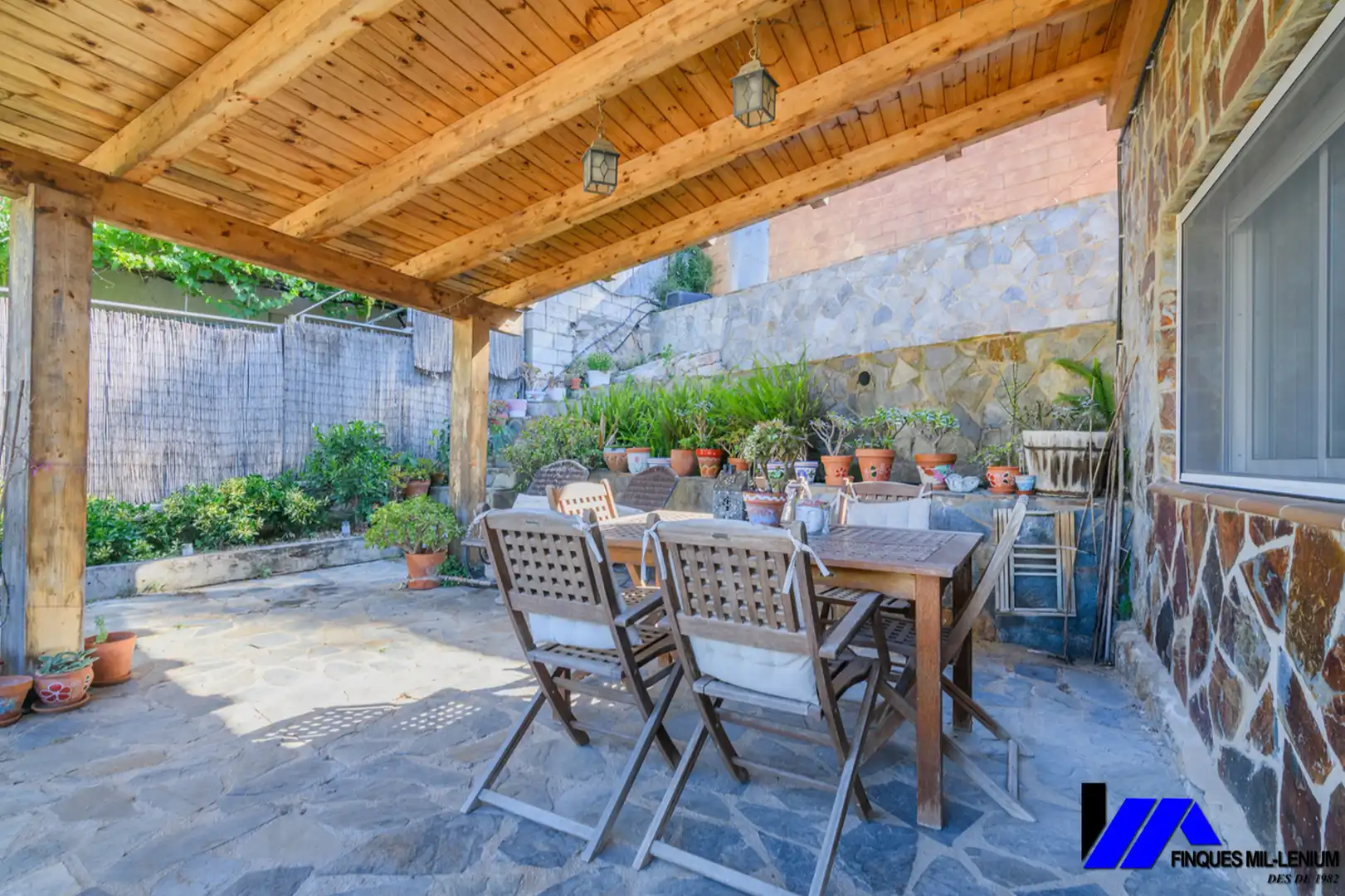 Terraza de Casa o chalet en venta en Vallirana con Aire acondicionado, Calefacción y Jardín privado