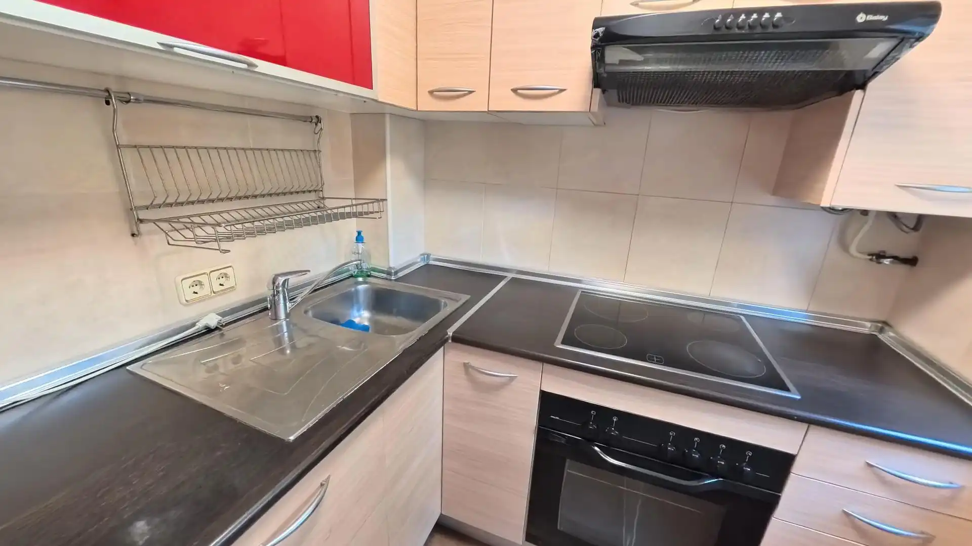Küche von Wohnung zum Verkauf in Barcelona mit Klimaanlage, Parkett und Möbliert