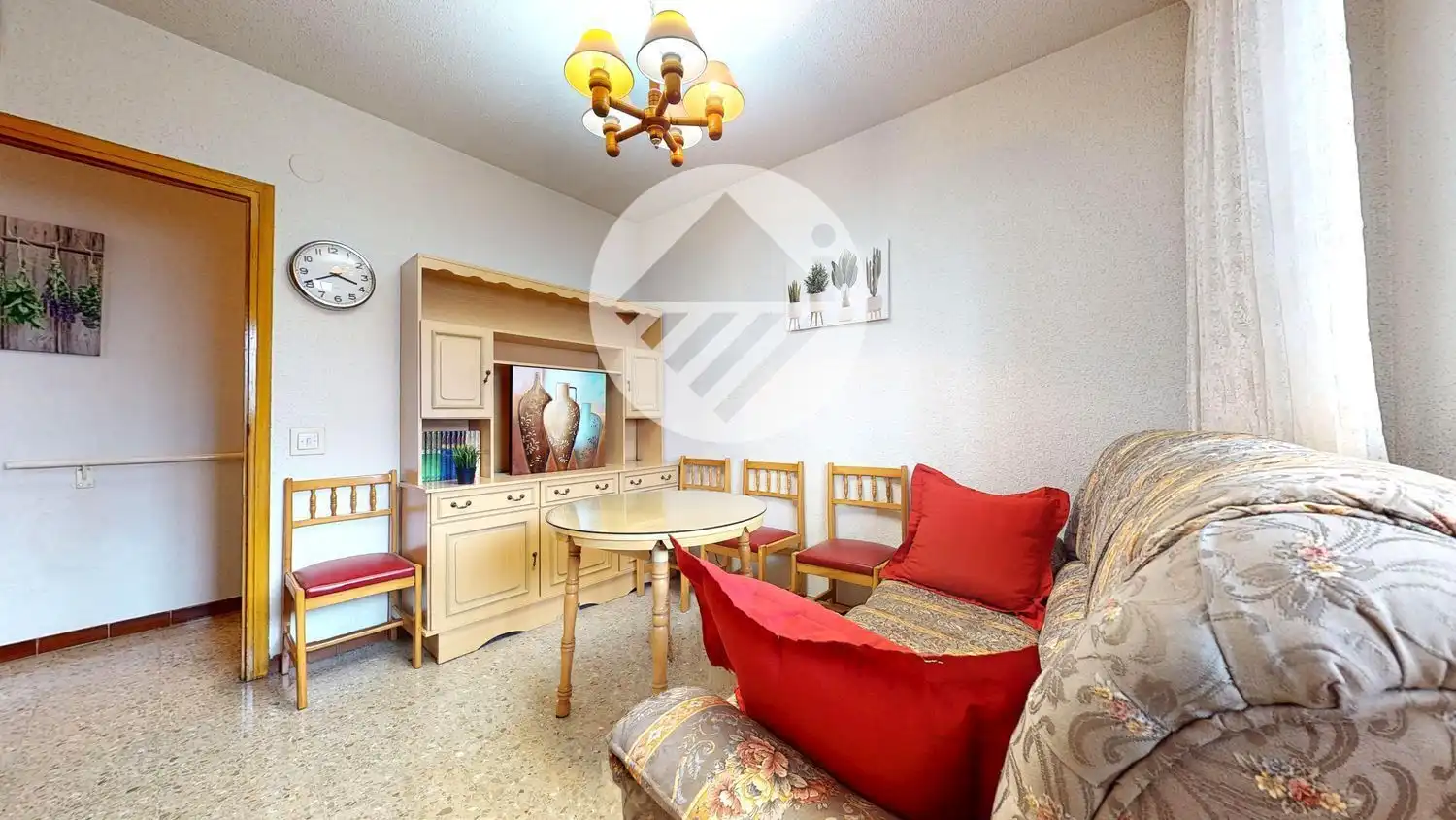 Sala d'estar de Pis en venda en Madrid amb Aire condicionat i Terrassa