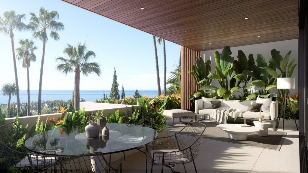 Terrace of House or chalet for sale in Marbella  with Private garden, Terrace and Swimming Pool