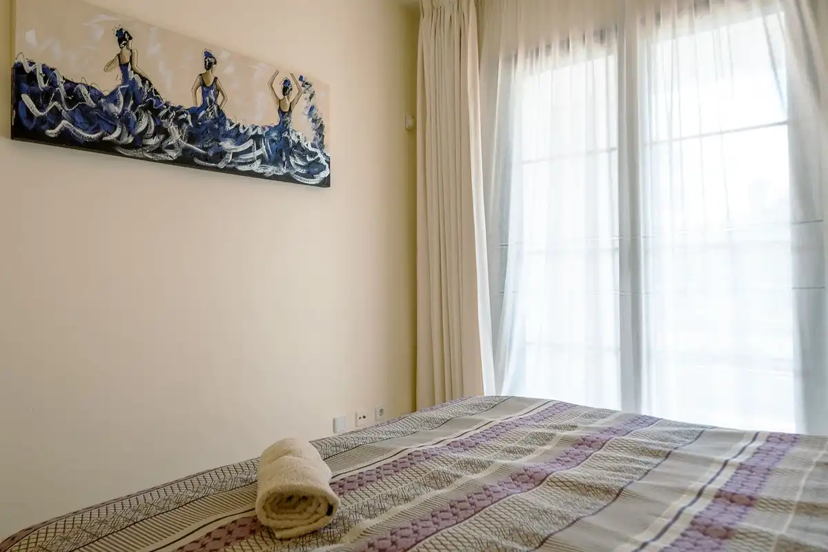 Dormitori de Apartament en venda en Benahavís amb Aire condicionat, Terrassa i Alarma