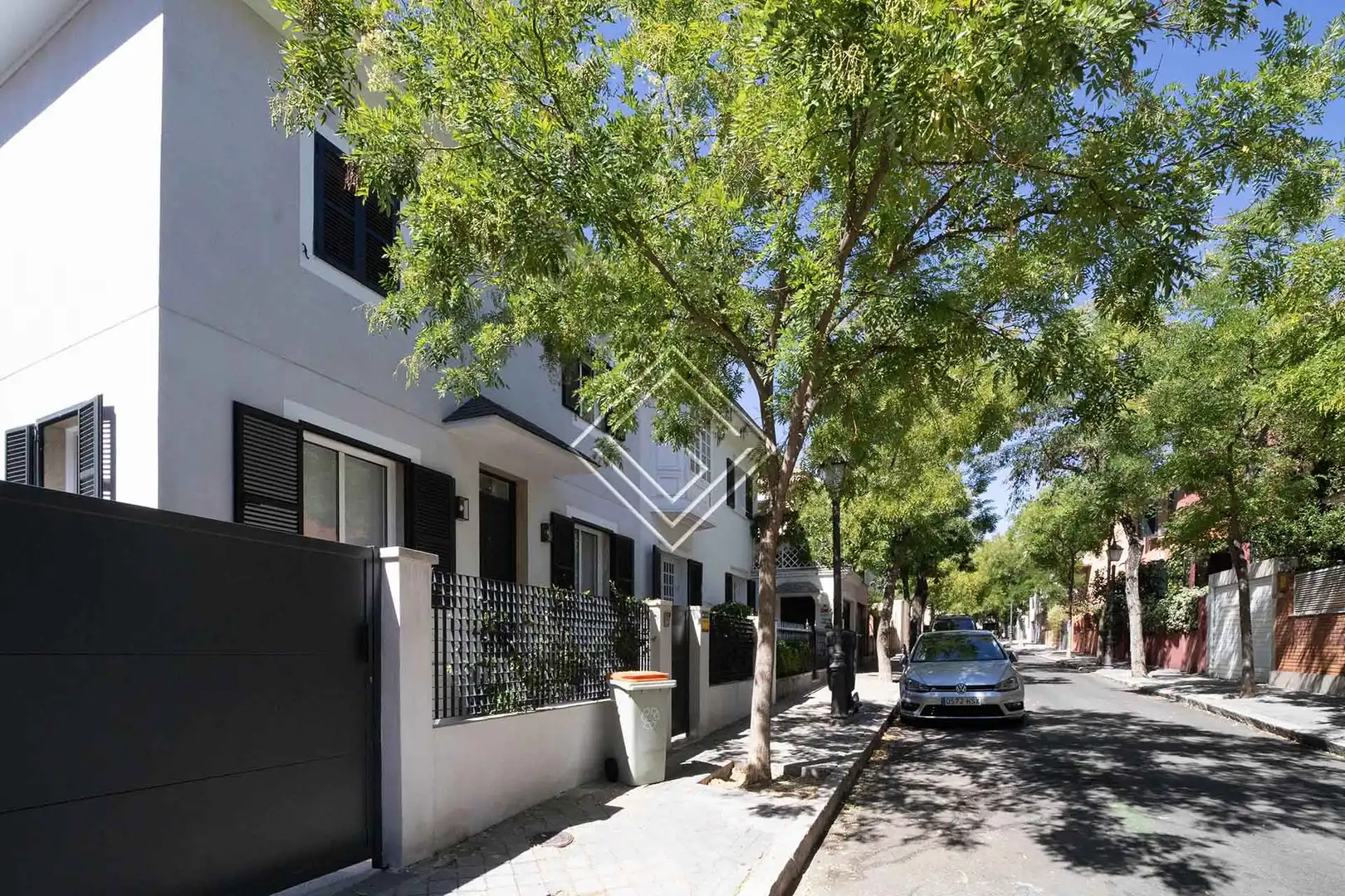 Exterior view of Houses for sale in Madrid  with Private garden and Swimming Pool