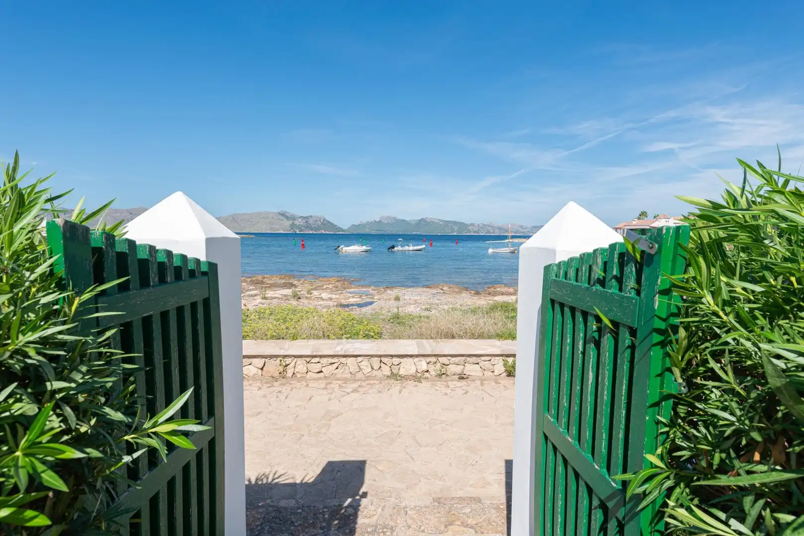 Vista exterior de Casa o xalet de lloguer en Alcúdia amb Aire condicionat, Terrassa i Moblat