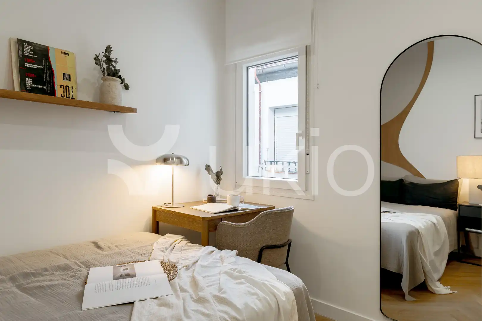 Bedroom of Apartments for rent in Madrid  with Air Conditioner, Heating and Furnished