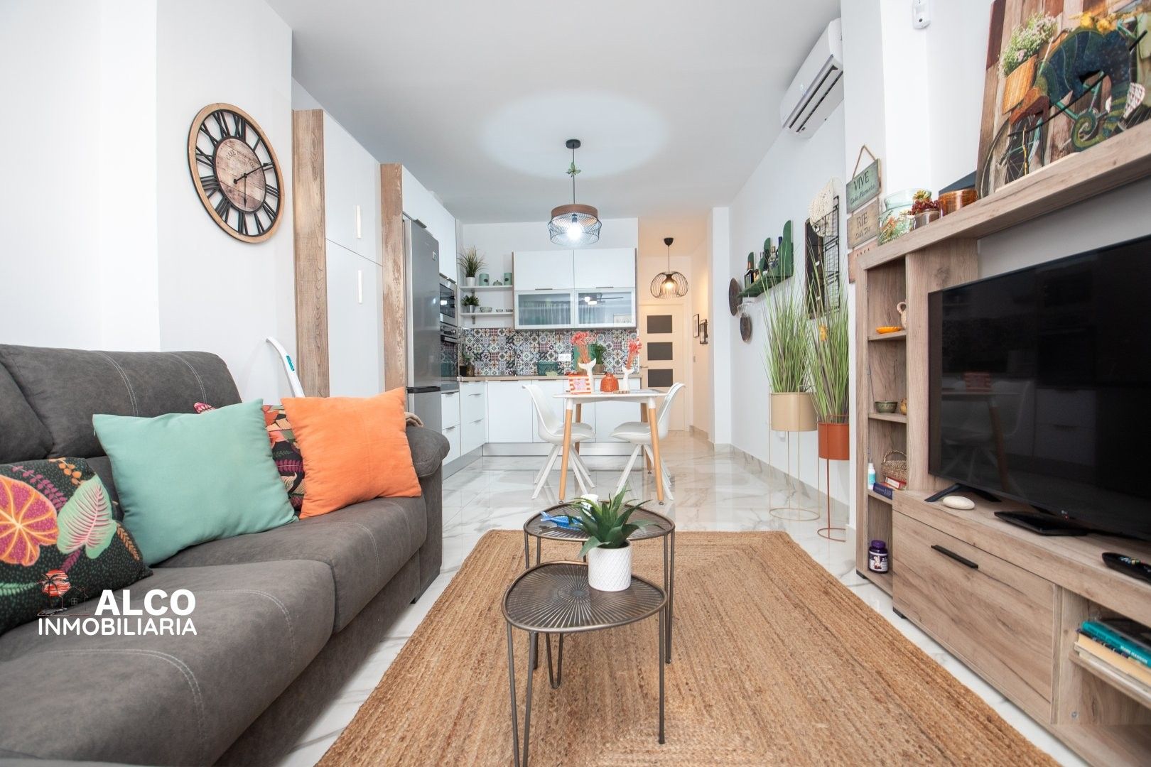 Living room of Flat to rent in Torrox  with Swimming Pool