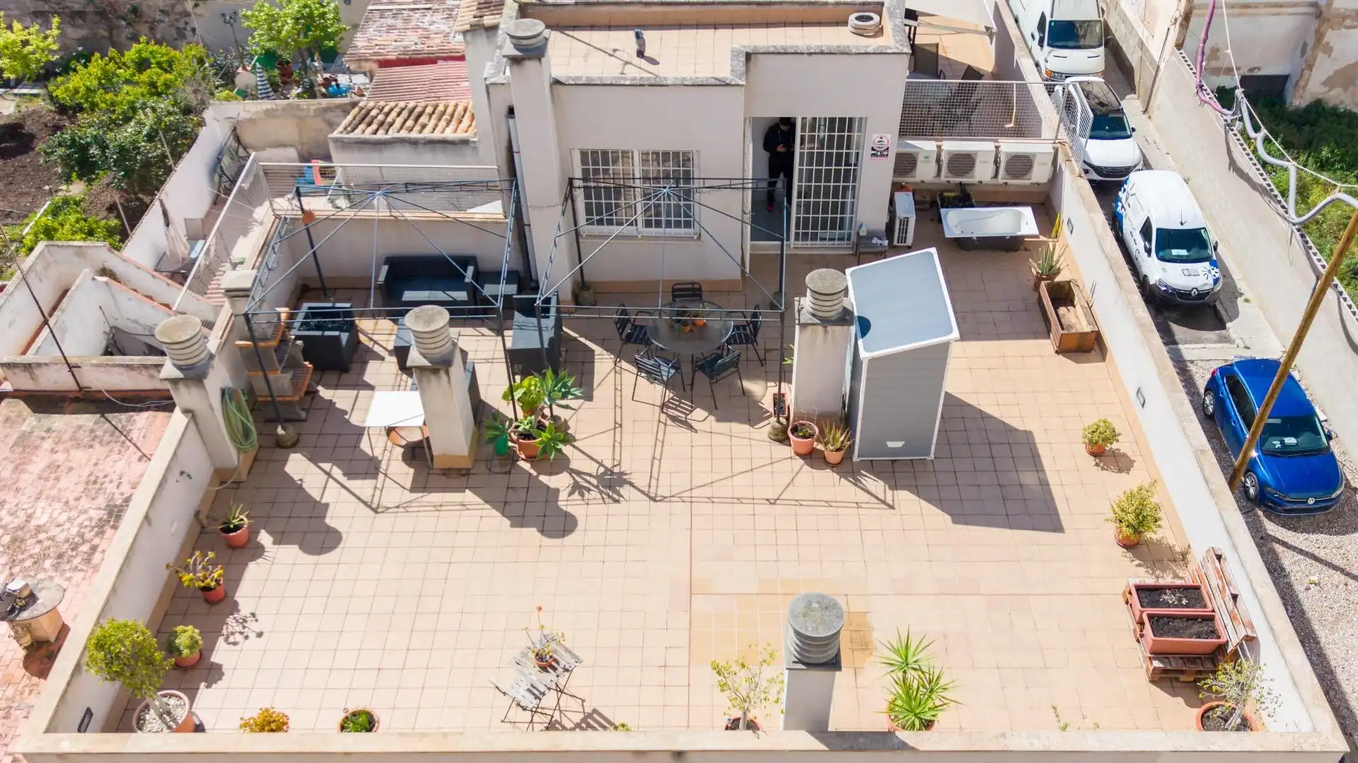 Terrace of Attic for sale in  Palma de Mallorca  with Air Conditioner, Heating and Storage room