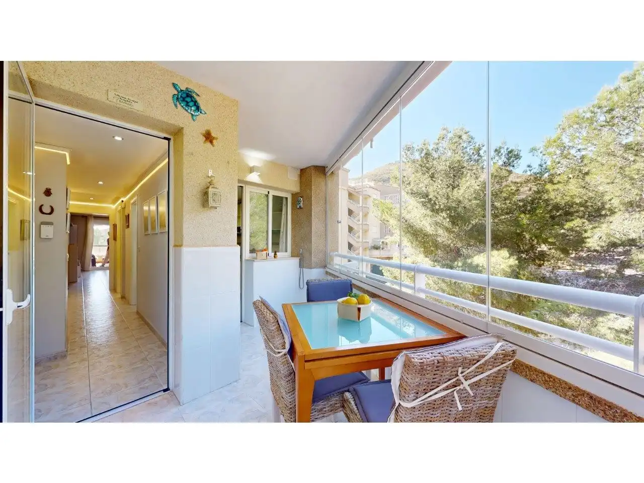Exterior view of Flat for sale in Cullera  with Air Conditioner, Private garden and Terrace