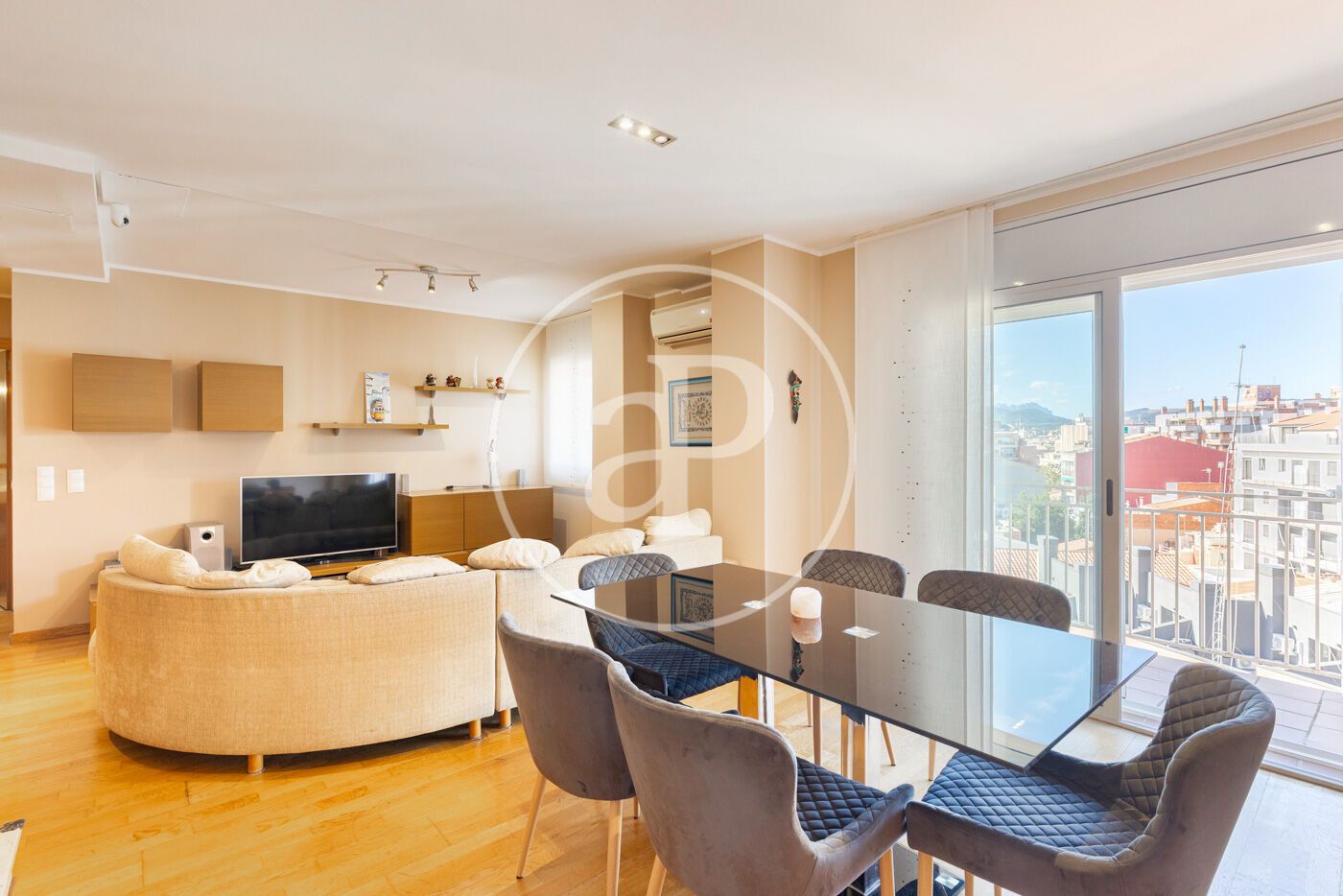 Living room of Attic for sale in Terrassa  with Air Conditioner, Heating and Terrace