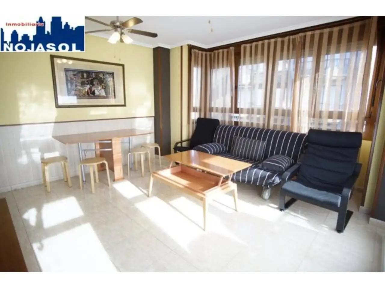 Living room of Flat for rent in Noja  with Heating, Terrace and Furnished