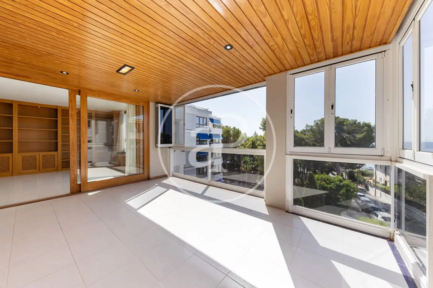 Terrasse von Wohnung zur Miete in  Palma de Mallorca mit Klimaanlage, Heizung und Privatgarten