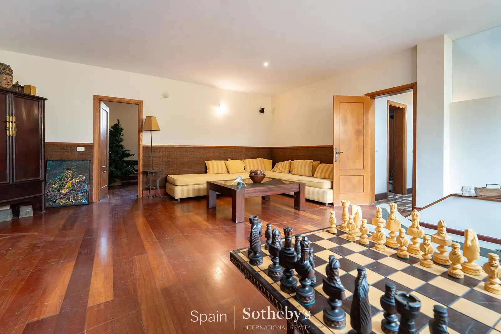 Sala d'estar de Casa o xalet en venda en Puerto de la Cruz amb Aire condicionat, Jardí privat i Terrassa