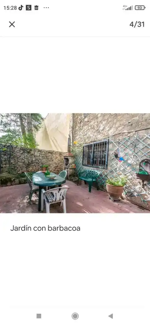 Terrassa de Casa adosada en venda en Medinaceli amb Jardí privat, Moblat i Forn