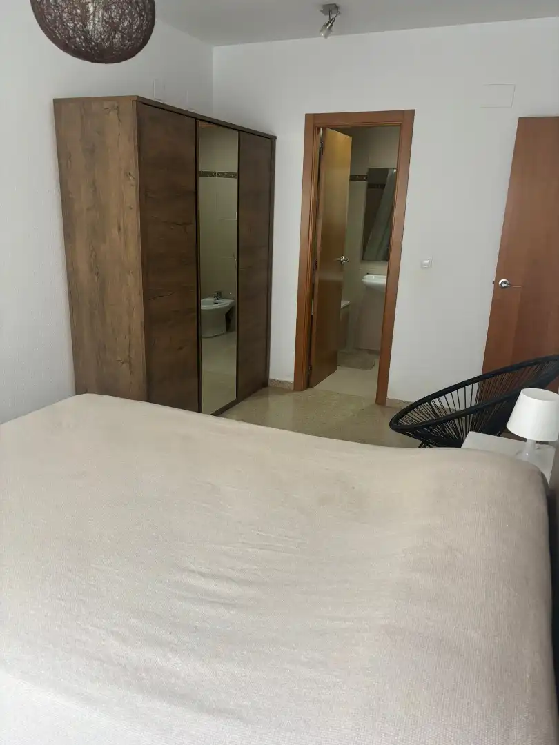 Schlafzimmer von Wohnung zur Miete in Sagunto / Sagunt mit Klimaanlage, Möbliert und Ofen