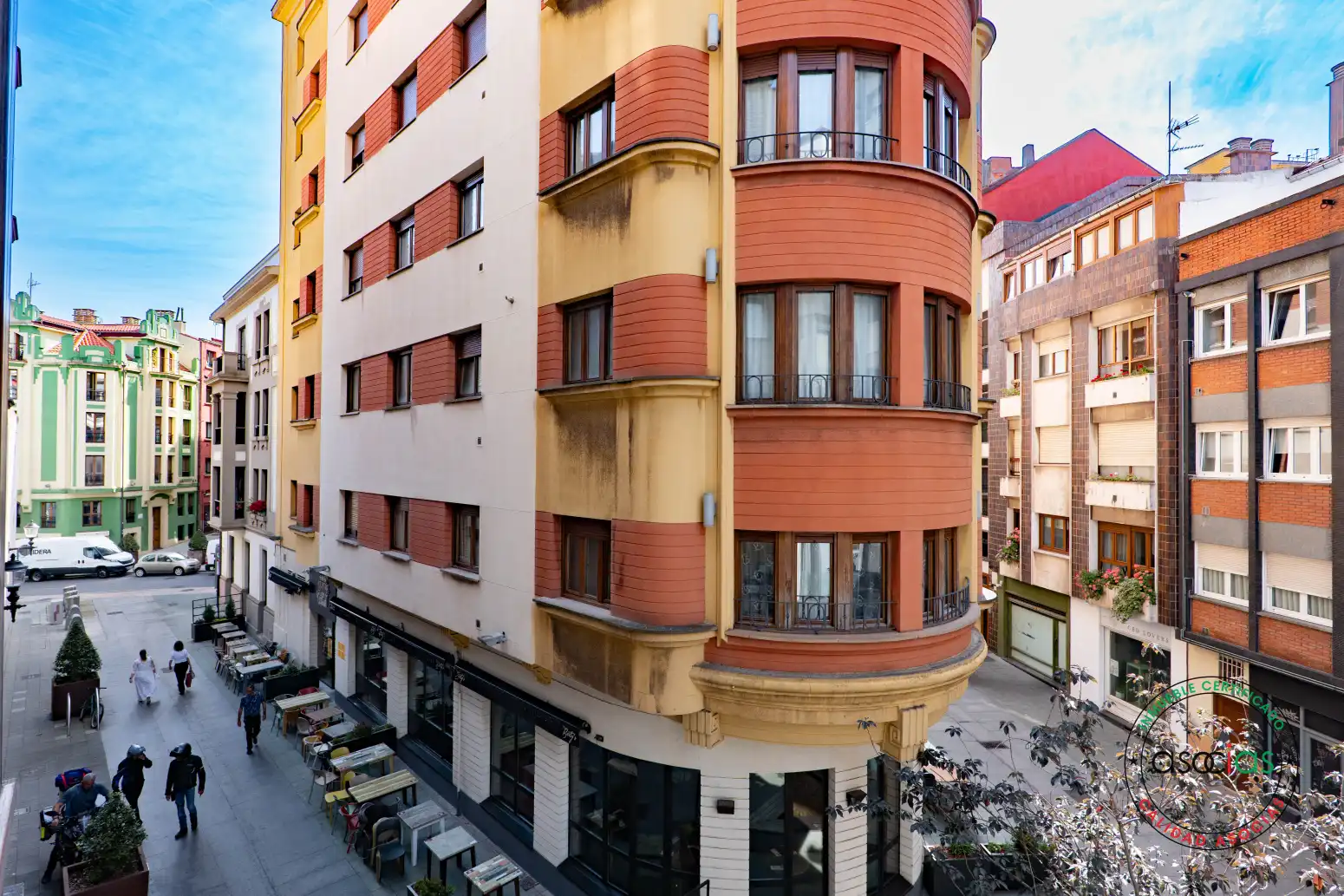 Vista exterior de Pis en venda en Gijón  amb Calefacció i Parquet