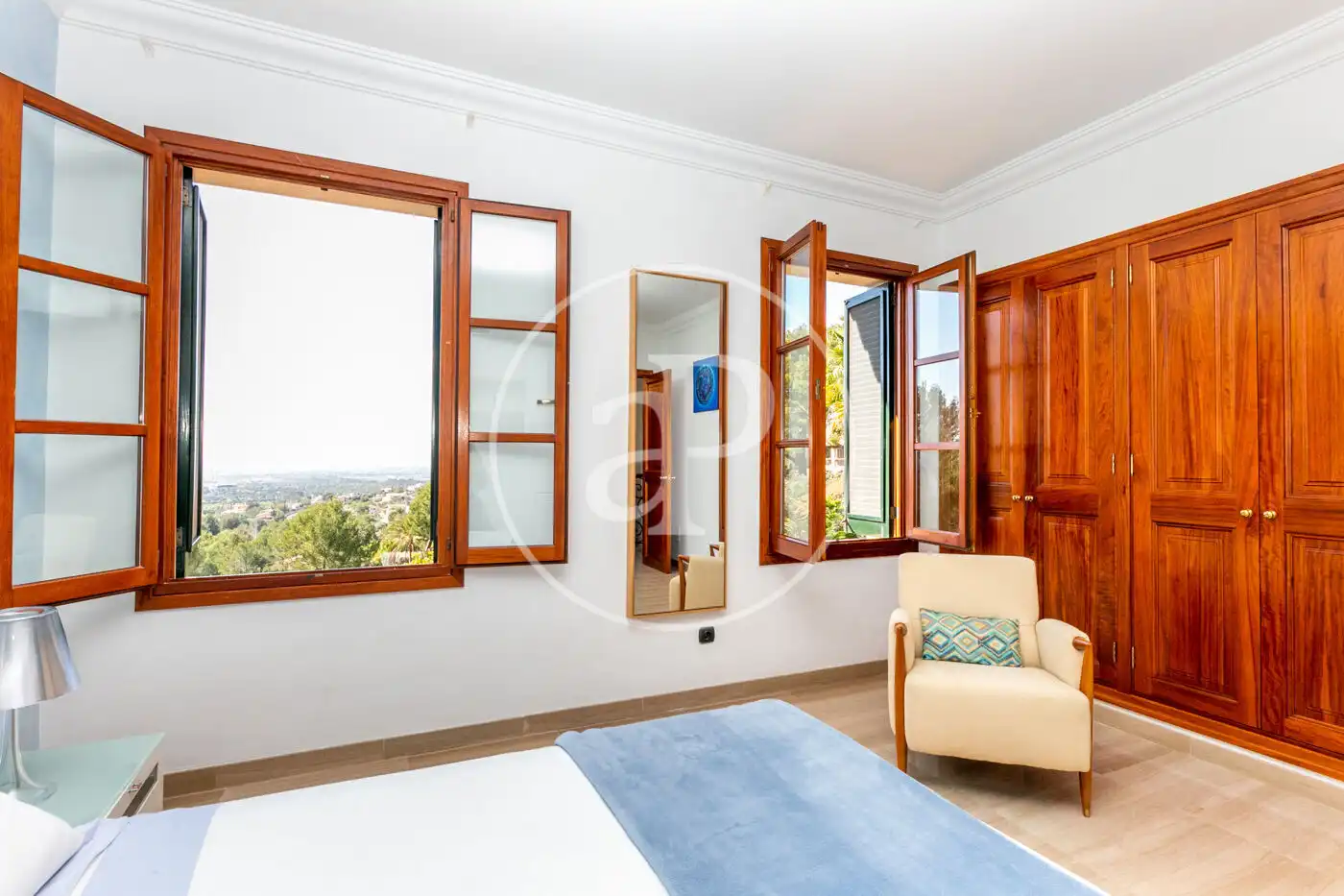 Bedroom of Houses for rent in Bunyola  with Air Conditioner, Heating and Private garden