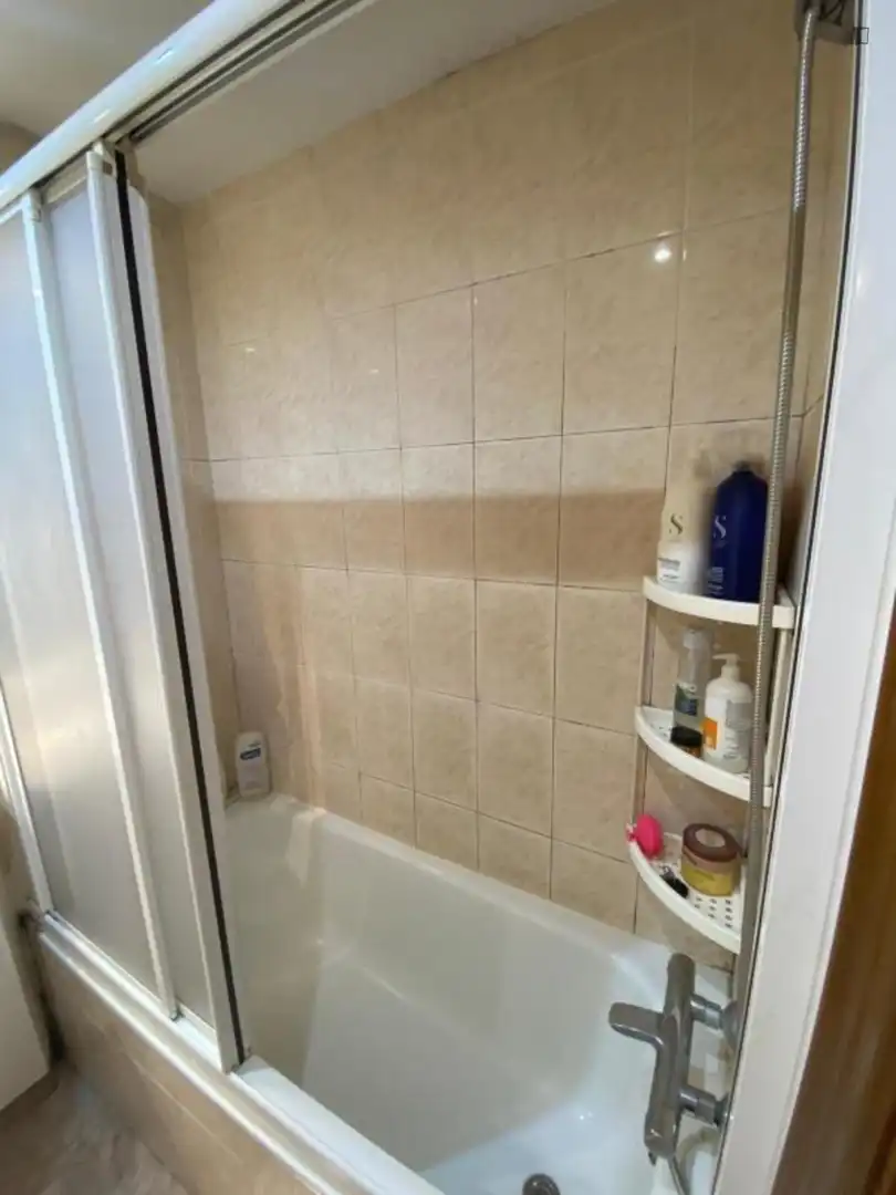 Bany de Apartament per a compartir en Mataró amb Aire condicionat, Calefacció i Moblat
