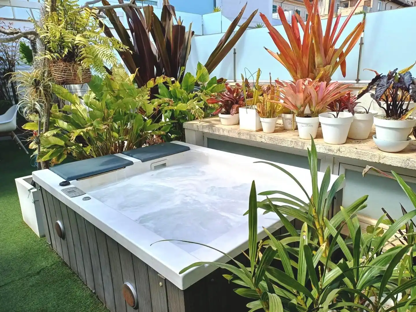 Garden of Detached homes for sale in  Palma de Mallorca  with Air Conditioner, Heating and Private garden